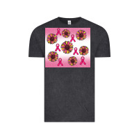 Vintage Black breast cancer awareness sunflower Vintage Tee - RanaPortraitStore