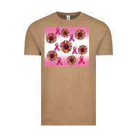 Vintage Coffee breast cancer awareness sunflower Vintage Tee - RanaPortraitStore
