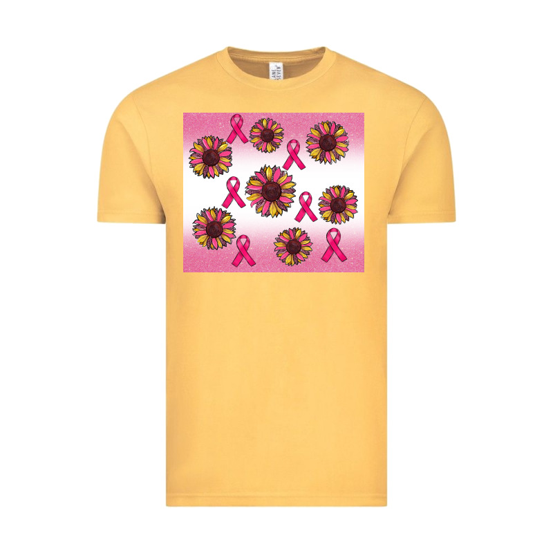 Breast Cancer Awareness Sunflower Vintage Tee by RanaPortraitStore | Teevron