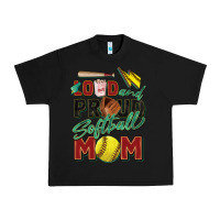Black loud and proud softball mom Urban Heavy Tee - Zillion Design Studio