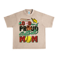French Oak loud and proud softball mom Urban Heavy Tee - Zillion Design Studio