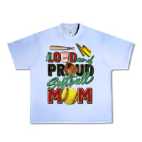 Grape Ice loud and proud softball mom Urban Heavy Tee - Zillion Design Studio