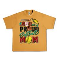 Peanut Butter loud and proud softball mom Urban Heavy Tee - Zillion Design Studio