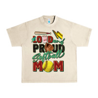 Sandshell loud and proud softball mom Urban Heavy Tee - Zillion Design Studio