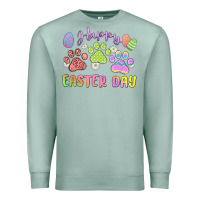 Seafoam happy easter day paws Premium Sweatshirt - MaliasSmallBusiness