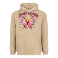 Mushroom brighter days ahead Heavyweight Hoodie - MaliasSmallBusiness