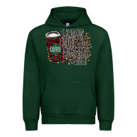 Forest Green I Run on Coffee and Christmas Cheer Urban Hoodie - Bettercallsaul