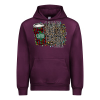 Mauve Wine I Run on Coffee and Christmas Cheer Urban Hoodie - Bettercallsaul