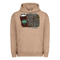 Pigment Burro I Run on Coffee and Christmas Cheer Urban Hoodie - Bettercallsaul