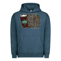 Pigment Midnight Navy I Run on Coffee and Christmas Cheer Urban Hoodie - Bettercallsaul