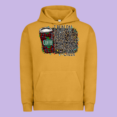 I Run On Coffee And Christmas Cheer Urban Hoodie Designed By Bettercallsaul
