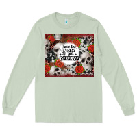 Matcha have the day you deserve skull and rose Long Sleeve Tee - JahusDesignShop