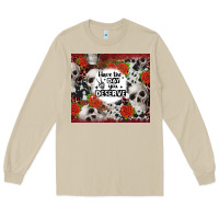 Mushroom have the day you deserve skull and rose Long Sleeve Tee - JahusDesignShop