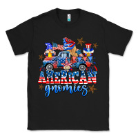 Black American truck gnomes Classic Tee - AdoDesignShop