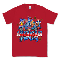 Red American truck gnomes Classic Tee - AdoDesignShop