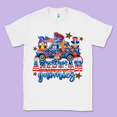 American Truck Gnomes Classic Tee Designed By Adodesignshop