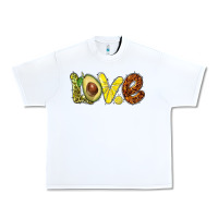 White love avocado Urban Heavy Tee - BarkalooDesign
