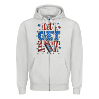 Dove Grey let's get lit Zipper Hoodie - BundleAndBundleShop