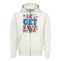 Oatmeal Heather let's get lit Zipper Hoodie - BundleAndBundleShop