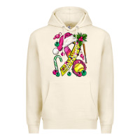 Tofu Pink Christmas Breast Cancer Ribbon Softball Premium Hoodie - BundleAndBundleShop