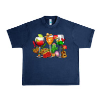 Mexico Wine Glasses Cups Urban Heavy Tee | Teevron