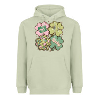 Matcha st patricks day clover Heavyweight Hoodie - MaliasSmallBusiness