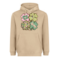 Mushroom st patricks day clover Heavyweight Hoodie - MaliasSmallBusiness