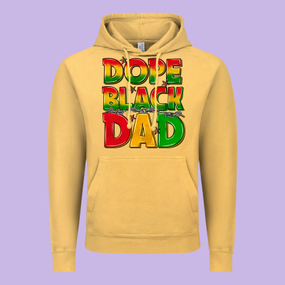 Vintage Hoodie dope black dad with stars