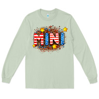Matcha usa mini  leopard background Long Sleeve Tee - AdoDesignShop