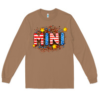 Toasted Coconut usa mini  leopard background Long Sleeve Tee - AdoDesignShop