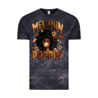 Cloud Black melanin poppin Vintage Tee - Zillion Design Studio