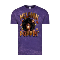 Cloud Purple melanin poppin Vintage Tee - Zillion Design Studio