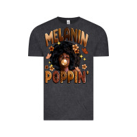 Vintage Black melanin poppin Vintage Tee - Zillion Design Studio