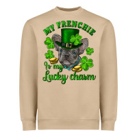 St.patrick's Day My French Bulldog Is My Lucky Charm Heavyweight Sweatshirt | Teevron