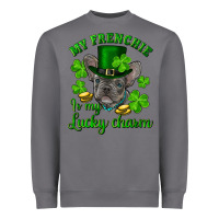 Storm st.patrick's day my french bulldog is my lucky charm Heavyweight Sweatshirt - RanaPortraitStore