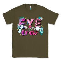 Army Green eye crew Classic Tee - JahusDesignShop
