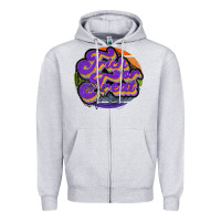 Heather Grey trick or treat Zipper Hoodie - JahusDesignShop