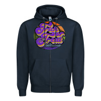 Navy trick or treat Zipper Hoodie - JahusDesignShop