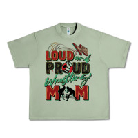 Oil Green loud and proud wrestling mom Urban Heavy Tee - Zillion Design Studio