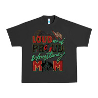 Pigment Black loud and proud wrestling mom Urban Heavy Tee - Zillion Design Studio