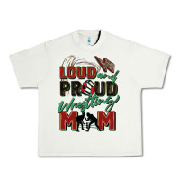 Pistachio loud and proud wrestling mom Urban Heavy Tee - Zillion Design Studio