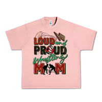 Salmon loud and proud wrestling mom Urban Heavy Tee - Zillion Design Studio