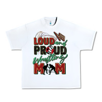 White loud and proud wrestling mom Urban Heavy Tee - Zillion Design Studio
