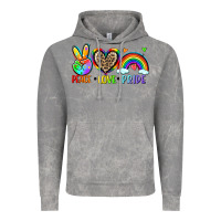 Cloud Rock peace love pride Vintage Hoodie - Zillion Design Studio