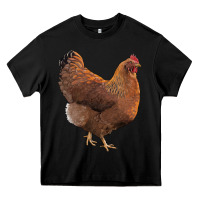 Black new hampshire red chicken Heavy Core Tee - LillyAllenDesigns