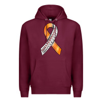 Burgundy Kidney Cancer Ribbon Baseball Premium Hoodie - BundleAndBundleShop
