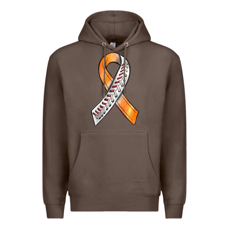 Kidney Cancer Ribbon Baseball Premium Hoodie by BundleAndBundleShop | Teevron