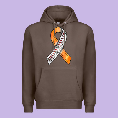 Kidney Cancer Ribbon Baseball Premium Hoodie Designed By Bundleandbundleshop
