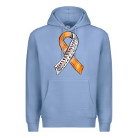 Colony Blue Kidney Cancer Ribbon Baseball Premium Hoodie - BundleAndBundleShop