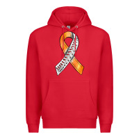Red Kidney Cancer Ribbon Baseball Premium Hoodie - BundleAndBundleShop